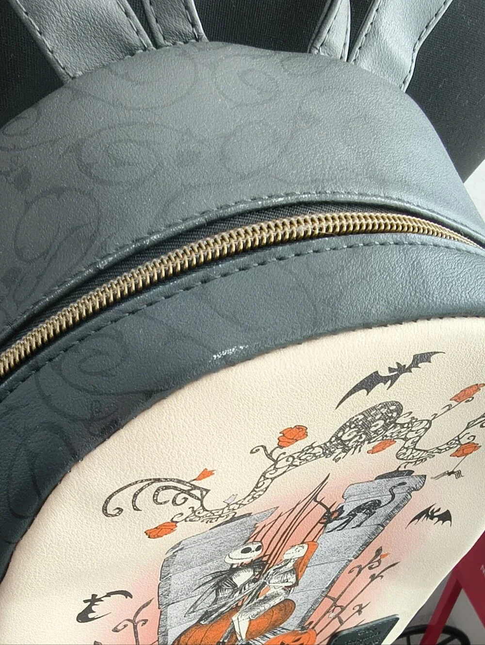 Loungefly The Nightmare Before Christmas Jack & Sally Graveyard Backpack